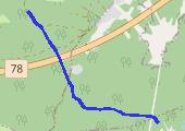 Trasa z dnia 2015-07-09 13:20 - mapa trasy gps - rower górski