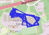 Trasa z dnia 2015-07-11 09:28 - mapa trasy gps - bieganie