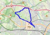 Trasa z dnia 2015-07-14 17:13 - mapa trasy gps - bieganie