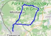 Trasa z dnia 2015-07-14 18:02 - mapa trasy gps - rower górski