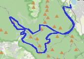 Trasa z dnia 2015-07-15 16:22 - mapa trasy gps - rower górski