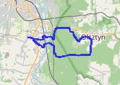 16.07.2015 - mapa trasy gps - rower górski