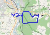 12.07.2015 - mapa trasy gps - rower górski