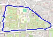 spacer z psem - mapa trasy gps - marsz