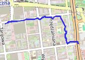 Trasa z dnia 2012-01-19 13:39 - mapa trasy gps - marsz