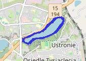 Trasa z dnia 2015-07-18 09:23 - mapa trasy gps - bieganie