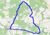 Trasa z dnia 2015-07-19 13:47 - mapa trasy gps - rower górski