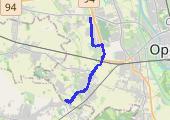Trasa z dnia 2015-07-18 14:01 - mapa trasy gps - rower trekkingowy
