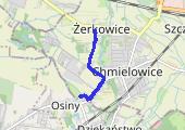 Trasa z dnia 2015-07-14 21:14 - mapa trasy gps - rower trekkingowy