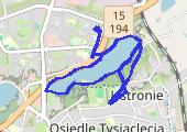 Trasa z dnia 2015-07-20 11:03 - mapa trasy gps - nordic walking
