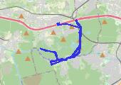 Trasa z dnia 2015-07-20 10:41 - mapa trasy gps - bieganie