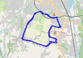 19.07.2015 - mapa trasy gps - rower górski