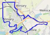 Trasa z dnia 2015-07-21 09:55 - mapa trasy gps - bieganie