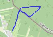 Złamane kolano - mapa trasy gps - bieganie