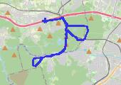 Trasa z dnia 2015-07-22 09:14 - mapa trasy gps - bieganie