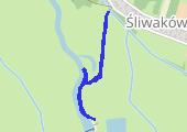 Nagrzanie - mapa trasy gps - bieganie