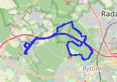 Trasa z dnia 2015-07-23 18:24 - mapa trasy gps - rower górski