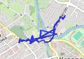 Trasa z dnia 2013-03-22 17:17 - mapa trasy gps - spacer