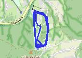 Wisła 2012 - mapa trasy gps - narty