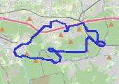 Trasa z dnia 2015-07-25 10:07 - mapa trasy gps - rower górski