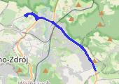 Trasa z dnia 2015-07-25 21:01 - mapa trasy gps - rower górski