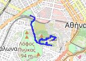 Trasa z dnia 2012-01-23 10:27 - mapa trasy gps - marsz