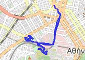 Trasa z dnia 2012-01-25 09:35 - mapa trasy gps - marsz