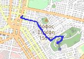 Trasa z dnia 2012-01-25 13:51 - mapa trasy gps - marsz