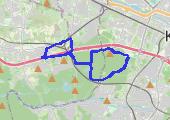 Trasa z dnia 2015-07-27 09:45 - mapa trasy gps - rower górski