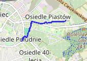 Trasa z dnia 2015-07-24 09:27 - mapa trasy gps - bieganie