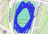 Trasa z dnia 2015-07-27 20:16 - mapa trasy gps - bieganie