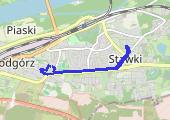 dom-rudak-dom - mapa trasy gps - marsz