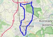 Bosch - Piaseczno - mapa trasy gps - rower miejski