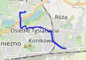 Trasa z dnia 2015-07-31 19:13 - mapa trasy gps - rower górski