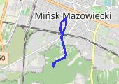 Psi spacer  - mapa trasy gps - spacer