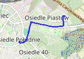 Trasa z dnia 2015-07-01 06:56 - mapa trasy gps - rower miejski