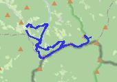 Biały Krzyż. - mapa trasy gps - rower górski