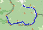 Rycerka Kolonia - Przegibek - Wielka Racza - mapa trasy gps - spacer