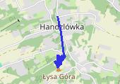 Handzlòwka stary wyciąg freeride  2013-03-28 11:45 - mapa trasy gps - snowboard