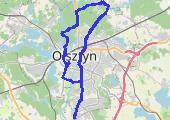 2015-08-05 Kieźliny - mapa trasy gps - rower górski