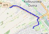 Trasa z dnia 2015-08-07 20:00 - mapa trasy gps - rower górski