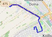 Trasa z dnia 2015-08-07 21:47 - mapa trasy gps - rower górski
