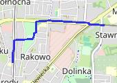 Trasa z dnia 2015-08-08 19:43 - mapa trasy gps - rower górski