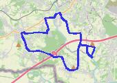niedziela.. - mapa trasy gps - rower górski