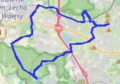 Trasa z dnia 2015-08-10 12:55 - mapa trasy gps - rower górski