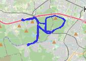 Trasa z dnia 2015-08-10 08:29 - mapa trasy gps - bieganie
