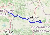 Trasa z dnia 2013-04-01 11:56 - mapa trasy gps - samochód