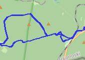 Trasa z dnia 2013-04-01 12:35 - mapa trasy gps - narty biegowe