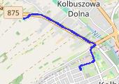 Trasa z dnia 2015-08-11 20:00 - mapa trasy gps - rower górski