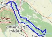 Złotoria - mapa trasy gps - rower górski